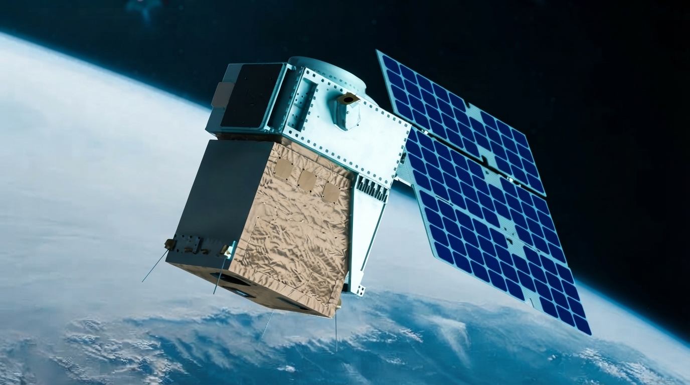 Editorial illustration for Orbital Computing's Architecture: How Data Processing Works in Space